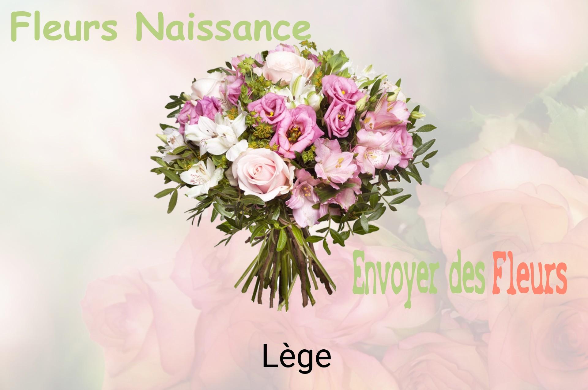 Bouquet de fleurs de naissance livré à Lège